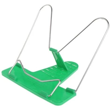 FUIENKO Support De Livre En Métal à Angle Réglable, Pliable Et Portable, Livre De Documents,green 3 FUIENKO Support De Livre En Métal à Angle Réglable, Pliable Et Portable, Livre De Documents,green