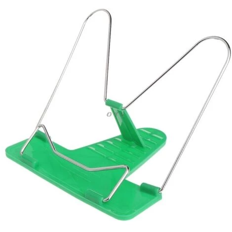 FUIENKO Support De Livre En Métal à Angle Réglable, Pliable Et Portable, Livre De Documents,green 4 FUIENKO Support De Livre En Métal à Angle Réglable, Pliable Et Portable, Livre De Documents,green – Image 2