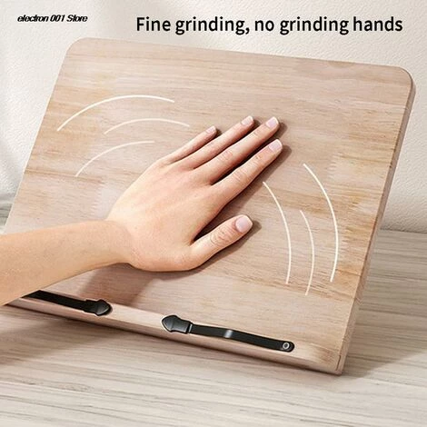 FUIENKO Support De Livre Pliable En Bois, Repose-lecture Réglable, Pour Tablette, Cuisine, Salle D'étude, Bureau, 2022 4 FUIENKO Support De Livre Pliable En Bois, Repose-lecture Réglable, Pour Tablette, Cuisine, Salle D'étude, Bureau, 2022 – Image 2