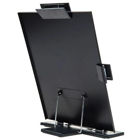FUIENKO Porte-documents Réglable En Métal, Support De Livre, Cadre De Lecture Et De Frappe, Fournitures De Bureau 5 FUIENKO Porte-documents Réglable En Métal, Support De Livre, Cadre De Lecture Et De Frappe, Fournitures De Bureau – Image 3