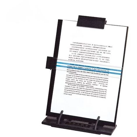 FUIENKO Porte-documents Réglable En Métal, Support De Livre, Cadre De Lecture Et De Frappe, Fournitures De Bureau 7 FUIENKO Porte-documents Réglable En Métal, Support De Livre, Cadre De Lecture Et De Frappe, Fournitures De Bureau – Image 5