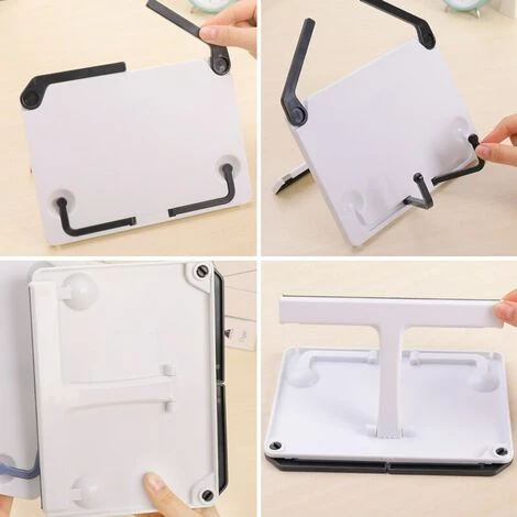 FUIENKO Support De Livre De Lecture Créatif, étagère D'étude De Support De Livre Livres De Recettes, Organisateur De Téléphone Support De Tablette Pour Partition De Musique, Tablette De Recettes,Bleu 7 FUIENKO Support De Livre De Lecture Créatif, étagère D'étude De Support De Livre Livres De Recettes, Organisateur De Téléphone Support De Tablette Pour Partition De Musique, Tablette De Recettes,Bleu – Image 5