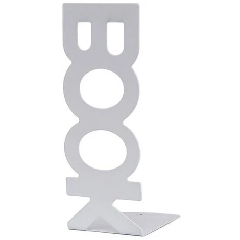 FUIENKO Lot De 2 Porte-livres Décoratifs En Métal, Organiseur De Fichiers Pour Magazines De Bureau,White 3 FUIENKO Lot De 2 Porte-livres Décoratifs En Métal, Organiseur De Fichiers Pour Magazines De Bureau,White