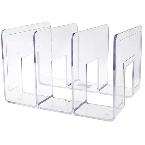 FUIENKO Serre-livres En Acrylique Transparent Multicouche, étagère Décorative Pour Livre, Pour La Maison, Le Bureau, L'école, La Bibliothèque, Fournitures De Papeterie, Cadeaux OO,Three Seats,Italie 3 FUIENKO Serre-livres En Acrylique Transparent Multicouche, étagère Décorative Pour Livre, Pour La Maison, Le Bureau, L'école, La Bibliothèque, Fournitures De Papeterie, Cadeaux OO,Three Seats,Italie