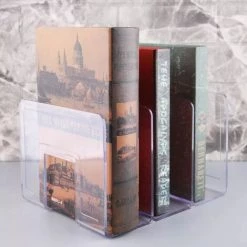 FUIENKO Serre-livres En Acrylique Transparent Multicouche, étagère Décorative Pour Livre, Pour La Maison, Le Bureau, L'école, La Bibliothèque, Fournitures De Papeterie, Cadeaux OO,Three Seats,Italie 10 FUIENKO Serre-livres En Acrylique Transparent Multicouche, étagère Décorative Pour Livre, Pour La Maison, Le Bureau, L'école, La Bibliothèque, Fournitures De Papeterie, Cadeaux OO,Three Seats,Italie -Petit rangement Soldes Magasin 68248896 4