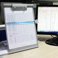 FUIENKO Support De Documents En Plastique Réglable Pour Ordinateur, Support De Livre, Cadre De Lecture Et De Frappe, Serre-livres, étagère De Recettes, Organisateur Pliable -Petit rangement Soldes Magasin 68248956 3