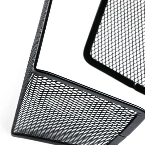 FUIENKO Organisateur De Bureau En Maille Métallique, 1 Paire, Porte-livre De Bureau à Domicile, Serre-livres, Noir,Black 5 FUIENKO Organisateur De Bureau En Maille Métallique, 1 Paire, Porte-livre De Bureau à Domicile, Serre-livres, Noir,Black – Image 3
