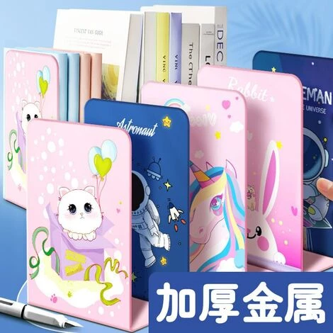 FUIENKO Support De Livre Licorne Et Chat En Métal, 2 Pièces/ensemble, Dessin Animé, Serre-livre De Lecture, étagère,2pcs 4 FUIENKO Support De Livre Licorne Et Chat En Métal, 2 Pièces/ensemble, Dessin Animé, Serre-livre De Lecture, étagère,2pcs – Image 2