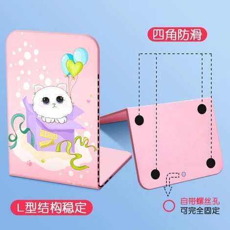 FUIENKO Support De Livre Licorne Et Chat En Métal, 2 Pièces/ensemble, Dessin Animé, Serre-livre De Lecture, étagère,2pcs 6 FUIENKO Support De Livre Licorne Et Chat En Métal, 2 Pièces/ensemble, Dessin Animé, Serre-livre De Lecture, étagère,2pcs – Image 4