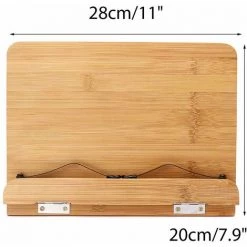 FUIENKO Bureau De Lecture Pour Livres De Cuisine, Support De Livres, Robuste, Léger, Portable, Réglable, Plateau Et Page