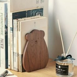 FUIENKO Serre-livres En Bois Robuste Avec Base En Métal, Support D'affichage De Livre De Magazine, Serre-livres De Bureau Pour étudiants Et Enseignants,Beech 11 FUIENKO Serre-livres En Bois Robuste Avec Base En Métal, Support D'affichage De Livre De Magazine, Serre-livres De Bureau Pour étudiants Et Enseignants,Beech -Petit rangement Soldes Magasin 68249505 5