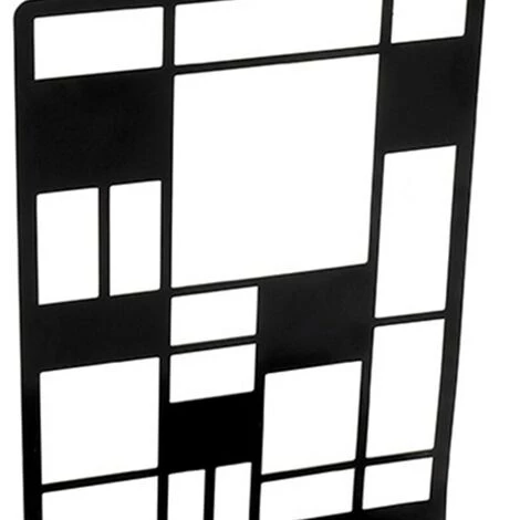 FUIENKO Serre-livres En Métal De Qualité Supérieure, 2 Pièces/paquet, Support De Livre Ajouré, Créatif, Antidérapant, Cadeau,Black 6 FUIENKO Serre-livres En Métal De Qualité Supérieure, 2 Pièces/paquet, Support De Livre Ajouré, Créatif, Antidérapant, Cadeau,Black – Image 4