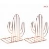 FUIENKO Support De Livre Créatif En Métal De Forme Cactus, Organisateur De Bureau, étagère Pour Rangement De Documents, 2 Pièces/paire,RGD 2 FUIENKO Support De Livre Créatif En Métal De Forme Cactus, Organisateur De Bureau, étagère Pour Rangement De Documents, 2 Pièces/paire,RGD -Petit rangement Soldes Magasin 68249561 1