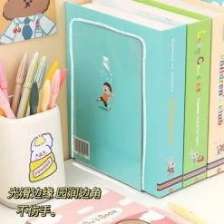 FUIENKO Serre-livres En Acrylique Transparent En Forme De L, Organisateur De Bureau Simple En PVC Transparent, Porte-bouchon De Livre De Bureau, Papeterie Scolaire,2pcs Sticker -Petit rangement Soldes Magasin 68249606 4