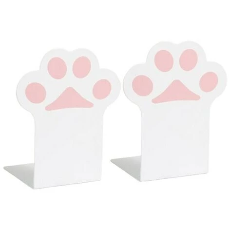 FUIENKO 2 Kits De Support De Livre De Patte, Serre-livres Métalliques Permettant De Gagner De L'espace Pour Le Bureau D5QC,White 3 FUIENKO 2 Kits De Support De Livre De Patte, Serre-livres Métalliques Permettant De Gagner De L'espace Pour Le Bureau D5QC,White