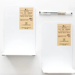 FUIENKO Organisateur De Serre-livres En Métal Y3NC, 1 Paire, Bureau, Maison, Livre, Support, étagère De Rangement,WHITE -Petit rangement Soldes Magasin 68249982 4