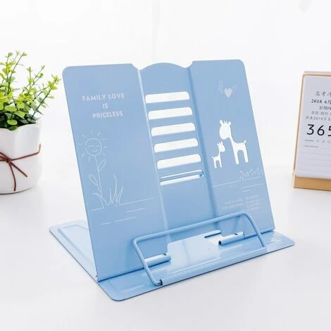 FUIENKO Bibliothèque De Lecture Multifonction Réglable Et Pliable Pour étudiant, Support De Livre De Bureau, Tablette Pour La Lecture,1955pink 5 FUIENKO Bibliothèque De Lecture Multifonction Réglable Et Pliable Pour étudiant, Support De Livre De Bureau, Tablette Pour La Lecture,1955pink – Image 3