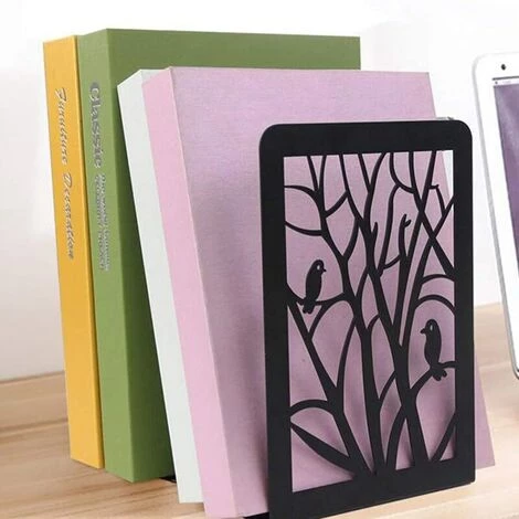 FUIENKO Extrémités De Livre, Extrémités De Livre Pour étagères, Serre-livres Décoratifs Pour Livres, Serre-livres Pour L'école, La Maison Ou Le Bureau (noir, 1 Paire),Black 4 FUIENKO Extrémités De Livre, Extrémités De Livre Pour étagères, Serre-livres Décoratifs Pour Livres, Serre-livres Pour L'école, La Maison Ou Le Bureau (noir, 1 Paire),Black – Image 2