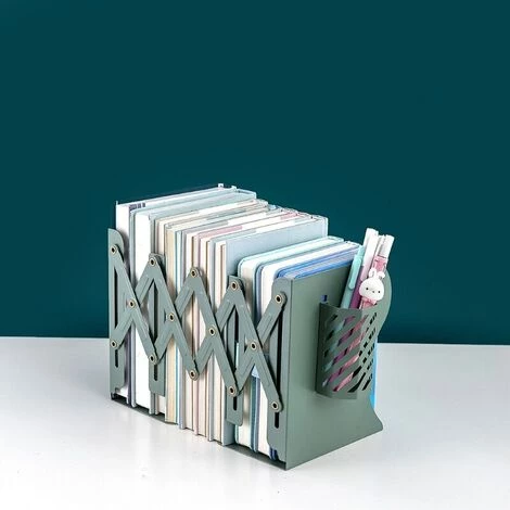 FUIENKO Serre-livres Réglables Pour Livres Lourds, Serre-livres Décoratifs En Métal Antidérapant, Porte-livre Pour Le Bureau Et La Maison,WHITE 7 FUIENKO Serre-livres Réglables Pour Livres Lourds, Serre-livres Décoratifs En Métal Antidérapant, Porte-livre Pour Le Bureau Et La Maison,WHITE – Image 5