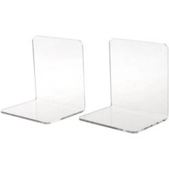 FUIENKO Serre-livres En L Transparents En Acrylique, Organisateur De Table, Pupitre, Support De Livre, Papeterie Scolaire, Accessoires De Bureau, 2 Pièces,Clear 11 FUIENKO Serre-livres En L Transparents En Acrylique, Organisateur De Table, Pupitre, Support De Livre, Papeterie Scolaire, Accessoires De Bureau, 2 Pièces,Clear -Petit rangement Soldes Magasin 68250210 5