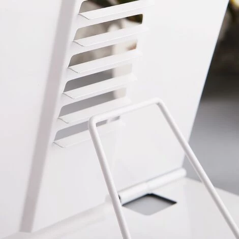 FUIENKO Tablette De Lecture Portable En Métal Réglable, Support De Partition De Musique, étagère à Documents, Bibliothèque De Recettes,WHITE 7 FUIENKO Tablette De Lecture Portable En Métal Réglable, Support De Partition De Musique, étagère à Documents, Bibliothèque De Recettes,WHITE – Image 5