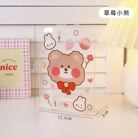FUIENKO Kawaii – étagère à Livres En Acrylique, Support De Rangement De Bureau Transparent, Pour Livres, Accessoires Créatifs,H 7 FUIENKO Kawaii – étagère à Livres En Acrylique, Support De Rangement De Bureau Transparent, Pour Livres, Accessoires Créatifs,H – Image 5