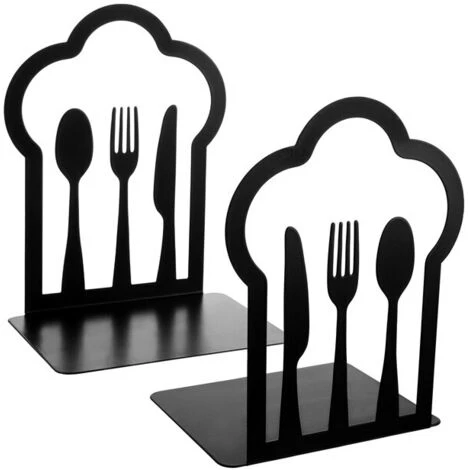 FUIENKO Porte-livres Décoratif Pour La Maison, Pour Livres Lourds, Livres De Cuisine, Serre-livres En Métal, Pour étagères Et Cuillères,plum 3 FUIENKO Porte-livres Décoratif Pour La Maison, Pour Livres Lourds, Livres De Cuisine, Serre-livres En Métal, Pour étagères Et Cuillères,plum