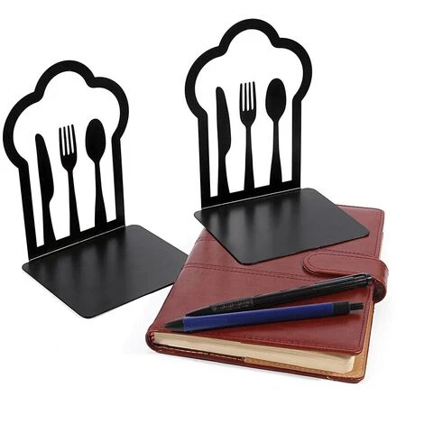 FUIENKO Porte-livres Décoratif Pour La Maison, Pour Livres Lourds, Livres De Cuisine, Serre-livres En Métal, Pour étagères Et Cuillères,plum 5 FUIENKO Porte-livres Décoratif Pour La Maison, Pour Livres Lourds, Livres De Cuisine, Serre-livres En Métal, Pour étagères Et Cuillères,plum – Image 3