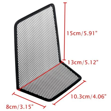 FUIENKO Organiseur De Bureau En Maille Métallique, 1 Paire, Porte-livres, Pour La Maison Ou Le Bureau, Nouveauté 2022 5 FUIENKO Organiseur De Bureau En Maille Métallique, 1 Paire, Porte-livres, Pour La Maison Ou Le Bureau, Nouveauté 2022 – Image 3