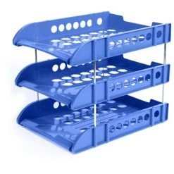 FUIENKO Support De Bureau Pour Documents, Plateau En Plastique, Support De Rangement Pour Livres Magzine, Organisateur De Fichiers, étagère,C -Petit rangement Soldes Magasin 68250822 4