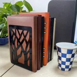 FUIENKO Support De Livre Antidérapant En Métal, 2 Pièces, En Forme D'animal, Pour Le Bureau,A -Petit rangement Soldes Magasin 68250833 5