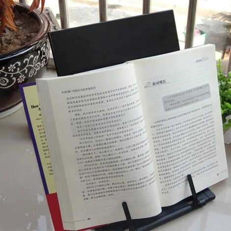 FUIENKO Support De Documents En Métal Réglable Pour Ordinateur, Support De Livre, Cadre De Lecture Et De Frappe, Serre-livres, étagère De Recettes, Organisateur Pliable 4 FUIENKO Support De Documents En Métal Réglable Pour Ordinateur, Support De Livre, Cadre De Lecture Et De Frappe, Serre-livres, étagère De Recettes, Organisateur Pliable – Image 2