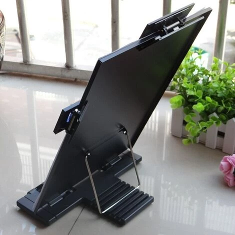 FUIENKO Support De Documents En Métal Réglable Pour Ordinateur, Support De Livre, Cadre De Lecture Et De Frappe, Serre-livres, étagère De Recettes, Organisateur Pliable 7 FUIENKO Support De Documents En Métal Réglable Pour Ordinateur, Support De Livre, Cadre De Lecture Et De Frappe, Serre-livres, étagère De Recettes, Organisateur Pliable – Image 5