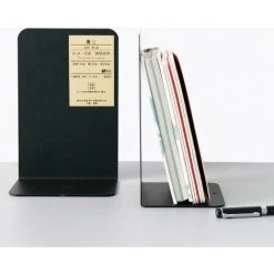 FUIENKO Serre-livres Métalliques En Forme De L, 1 Paire, Support Pour Livre De Bureau, Accessoires De Papeterie Scolaire Et De Bureau, Nouveauté 2022,Black 9 FUIENKO Serre-livres Métalliques En Forme De L, 1 Paire, Support Pour Livre De Bureau, Accessoires De Papeterie Scolaire Et De Bureau, Nouveauté 2022,Black -Petit rangement Soldes Magasin 68250890 3