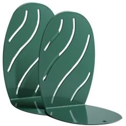 FUIENKO Serre-livres Décoratifs En Métal, 2 Kits, Supports Antidérapants, Bouchons De Livre, Tampon En Caoutchouc Anti-rayures, Support Fin Pour étagère à Livres,Light Green 9 FUIENKO Serre-livres Décoratifs En Métal, 2 Kits, Supports Antidérapants, Bouchons De Livre, Tampon En Caoutchouc Anti-rayures, Support Fin Pour étagère à Livres,Light Green -Petit rangement Soldes Magasin 68250933 3