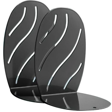 FUIENKO Serre-livres Décoratifs En Métal, 2 Kits, Supports Antidérapants, Bouchons De Livre, Tampon En Caoutchouc Anti-rayures, Support Fin Pour étagère à Livres,Light Green 6 FUIENKO Serre-livres Décoratifs En Métal, 2 Kits, Supports Antidérapants, Bouchons De Livre, Tampon En Caoutchouc Anti-rayures, Support Fin Pour étagère à Livres,Light Green – Image 4