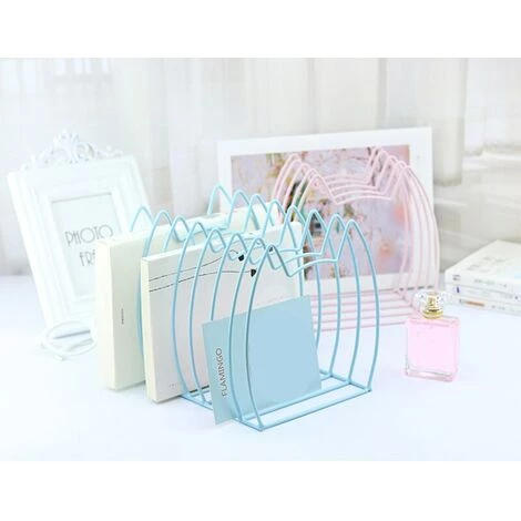 FUIENKO Porte-livre En Métal Avec Chat, Créatif, Kawaii, Pour Magazines, Livres, étagère De Rangement De Bureau,WHITE 7 FUIENKO Porte-livre En Métal Avec Chat, Créatif, Kawaii, Pour Magazines, Livres, étagère De Rangement De Bureau,WHITE – Image 5