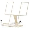 FUIENKO Support De Livre En Métal Réglable, Repose-lecture, Support De Livre De Cuisine, Cadeau D'anniversaire Pour Enfant étudiant,Lvory White -Petit rangement Soldes Magasin 68250992 1
