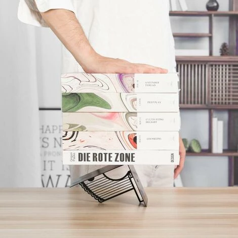 FUIENKO Serre-livres Créatif En Fer Noir, 2 Styles, Nouveau, Antique Chinois, Architecture, Fournitures Scolaires, De Bureau,B 4 FUIENKO Serre-livres Créatif En Fer Noir, 2 Styles, Nouveau, Antique Chinois, Architecture, Fournitures Scolaires, De Bureau,B – Image 2