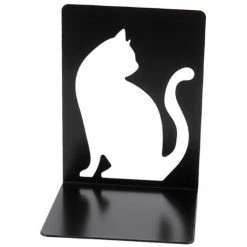 FUIENKO Ensemble De 2 Porte-livres En Fer Creux En Forme De Chat, Organisateur De Fichiers De Magazines Classiques, Pour Le Bureau Et La Maison 10 FUIENKO Ensemble De 2 Porte-livres En Fer Creux En Forme De Chat, Organisateur De Fichiers De Magazines Classiques, Pour Le Bureau Et La Maison -Petit rangement Soldes Magasin 68251015 4