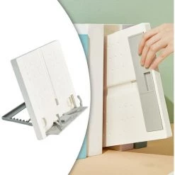 FUIENKO Support De Livre Portable Réglable, Support De Lecture De Bureau, Mains Libres, Pour Manuels, Carnet De Notes, Livre De Cuisine 9 FUIENKO Support De Livre Portable Réglable, Support De Lecture De Bureau, Mains Libres, Pour Manuels, Carnet De Notes, Livre De Cuisine -Petit rangement Soldes Magasin 68251042 3