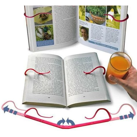 FUIENKO Serre-livres Pliable, étagère Pour Paresseux, Pince De Lecture, Support Pour Livres, Fournitures Scolaires Et De Bureau, 2 Pièces,Rose 5 FUIENKO Serre-livres Pliable, étagère Pour Paresseux, Pince De Lecture, Support Pour Livres, Fournitures Scolaires Et De Bureau, 2 Pièces,Rose – Image 3