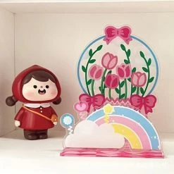 FUIENKO Kawaii – Boîte De Rangement De Bureau Multifonctionnelle En Forme De Tulipe, Organisateur De Livres, Support De Serre-livres, Boîte De Rangement De Bureau, Papeterie Scolaire,A -Petit rangement Soldes Magasin 68251126 2