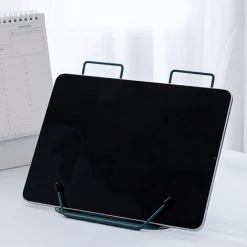 FUIENKO Support De Livre Réglable Pour Livre De Cuisine, Clips De Page En Métal, Support Portable Pour Manuel De Lecture, Mains Libres,Purple -Petit rangement Soldes Magasin 68251146 4