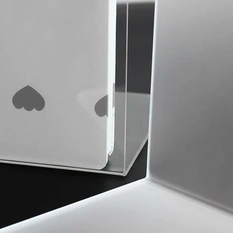 FUIENKO Support De Fichiers En Acrylique Transparent, Support De Bureau, Organisateur De Fichiers Clairs, Documents/lettres/livres, Support De Rangement, Organisateurs De Maquillage,Matte White 5 FUIENKO Support De Fichiers En Acrylique Transparent, Support De Bureau, Organisateur De Fichiers Clairs, Documents/lettres/livres, Support De Rangement, Organisateurs De Maquillage,Matte White – Image 3