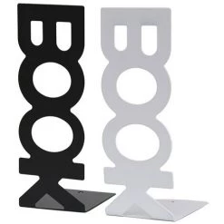 FUIENKO Paire De Serre-livres Pour Bibliothèque, Support De Livre D'école, Déflecteur De Livres, De Lettres, étagère De Bureau, 208x75x85mm, 1 Paire,white Pair -Petit rangement Soldes Magasin 68251297 2