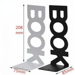 FUIENKO Paire De Serre-livres Pour Bibliothèque, Support De Livre D'école, Déflecteur De Livres, De Lettres, étagère De Bureau, 208x75x85mm, 1 Paire,white Pair -Petit rangement Soldes Magasin 68251297 3