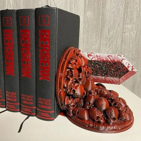 FUIENKO Serre-livres En Résine Dragon Slayer Furious, Serre-livres Berserk, étagère à épée, Kit D'insertion De Coin De Livre, Ornement De Bureau, Travail D'art Sto,B 6 FUIENKO Serre-livres En Résine Dragon Slayer Furious, Serre-livres Berserk, étagère à épée, Kit D'insertion De Coin De Livre, Ornement De Bureau, Travail D'art Sto,B – Image 4