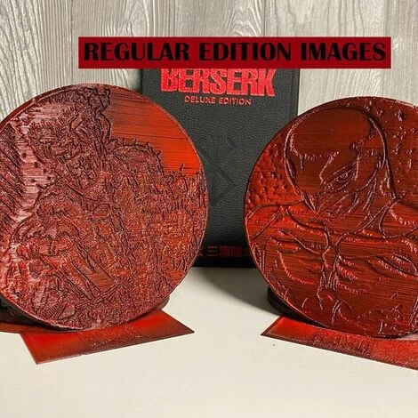 FUIENKO Serre-livres En Résine Dragon Slayer Furious, Serre-livres Berserk, étagère à épée, Kit D'insertion De Coin De Livre, Ornement De Bureau, Travail D'art Sto,B 7 FUIENKO Serre-livres En Résine Dragon Slayer Furious, Serre-livres Berserk, étagère à épée, Kit D'insertion De Coin De Livre, Ornement De Bureau, Travail D'art Sto,B – Image 5