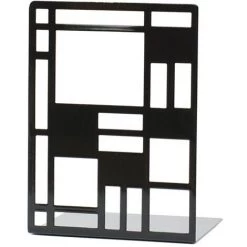 FUIENKO Serre-livres En Métal Antidérapant, Supports De Livres, Pour La Maison Et Le Bureau, Pratiques, Papeterie,black,États-unis -Petit rangement Soldes Magasin 68251396 3